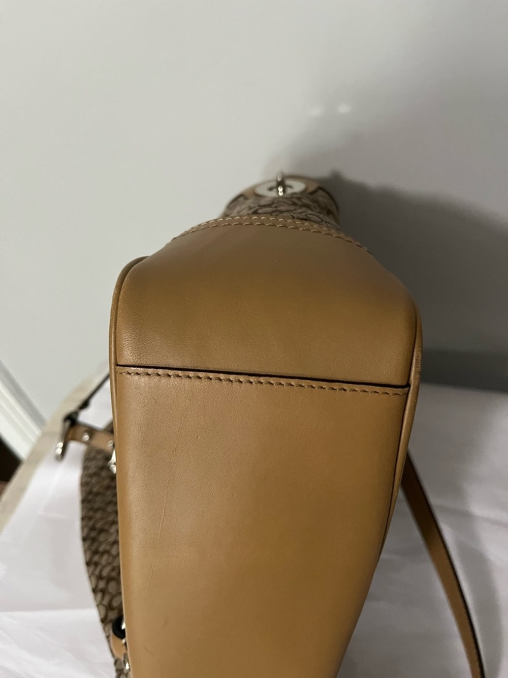 Coach Signature Jacquard Mini C Gallery Tote Bag Y2K - Picture 12 of 13